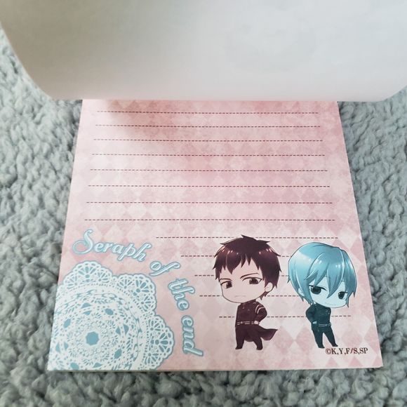 Seraph Of The End Notepad 5.75"x3.75" Kureto & Shinya Japanese Manga 2pc Lot - Picture 7 of 8